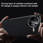 Genuine Leather PC Phone Case, For Redmi K80 Pro, For Redmi K80, For Redmi K70 - Image 6