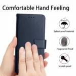 Genuine Leather Fingerprint-proof Flip Phone Case, For Redmi Note 14 Pro 4G - Image 6