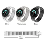One Bead Magnetic Buckle Stainless Steel Watch Band - Image 2