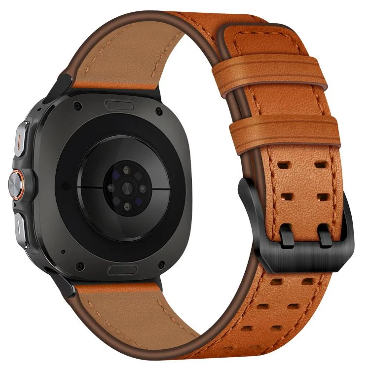 EDA007607901A_1.webp Double Buckle Genuine Leather Watch Band - Image 3