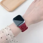 Dog Paw Bones Butterfly Buckle Silicone Watch Band, For Apple Watch 46mm / 49mm / 45mm / 44mm - Image 4