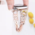 Bow Jewelry Buckle Stainless Steel Watch Band, For Apple Watch 46mm / 49mm / 45mm / 44mm, For Apple Watch 42mm / 41mm / 40mm / 38mm - Image 5