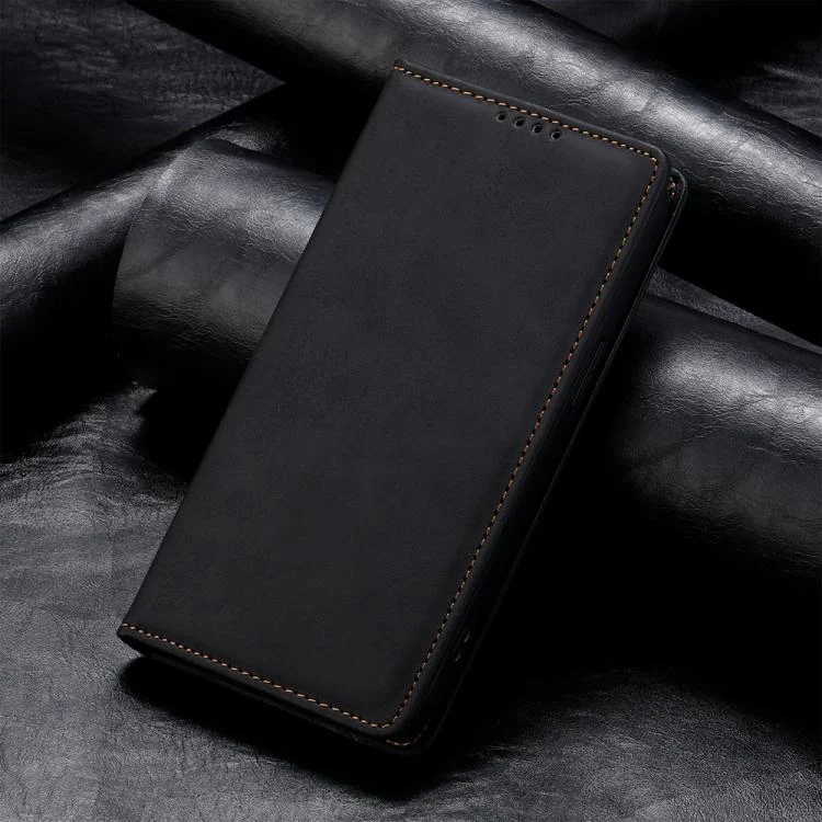 EDA007615301A_1.webp Business Solid Color Magnetic RFID Leather Phone Case, For OnePlus 13R / Ace 5 / Ace 5 Pro - Image 2
