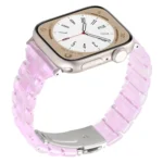 Small Waist Rhombus Three-bead Resin Watch Band, For Apple Watch 46mm / 49mm / 45mm / 44mm