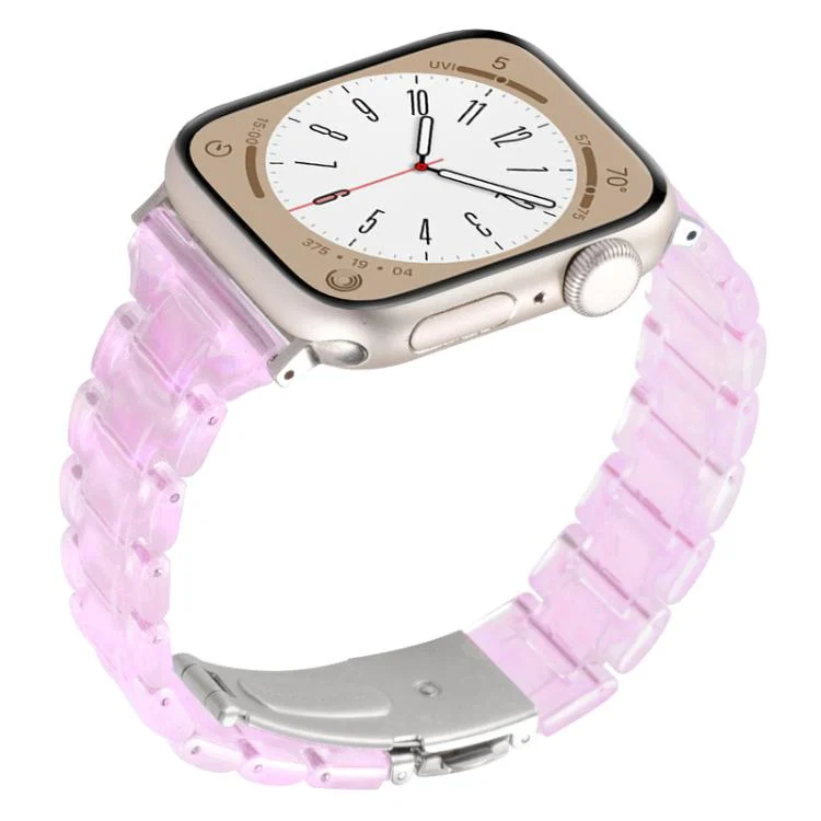 Small Waist Rhombus Three-bead Resin Watch Band, For Apple Watch 42mm / 41mm / 40mm / 38mm