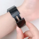 Single Bead Side-removable Stainless Steel Watch Band, For Apple Watch 46mm / 49mm / 45mm / 44mm, For Apple Watch 42mm / 41mm / 40mm / 38mm - Image 3