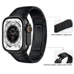 Integrated I-Shaped Quick Release Titanium Alloy Watch Band, For Apple Watch 46mm / 49mm / 45mm / 44mm - Image 4