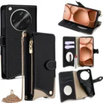 Crossbody Chain Fishtail Litchi Leather Phone Case, For OPPO Find X8 Ultra, For OPPO A5 Pro 5G Global, For OPPO Reno13 F 4G / 5G