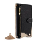 Crossbody Chain Fishtail Litchi Leather Phone Case, For Redmi Note 13 4G, For Redmi K70E / Xiaomi Poco X6 Pro - Image 2
