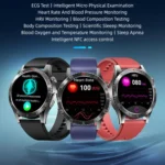 H9 1.43 inch Silicone Strap ECG Smart Watch Supports Bluetooth Calls/Smart Voice Assistant - Image 2
