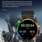 H9 1.43 inch Silicone Strap ECG Smart Watch Supports Bluetooth Calls/Smart Voice Assistant - Image 10