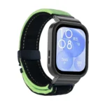 Brushed Metal Black Frame Watch Band - Image 5