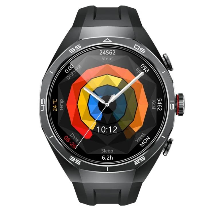 EDA007627301A_1.webp GT97 1.53 inch Round Screen 2 in 1 Bluetooth Earphone Silicone Strap Smart Watch Supports Bluetooth Calls - Image 12