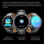 GT97 1.53 inch Round Screen 2 in 1 Bluetooth Earphone Silicone Strap Smart Watch Supports Bluetooth Calls - Image 2