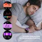 GT97 1.53 inch Round Screen 2 in 1 Bluetooth Earphone Silicone Strap Smart Watch Supports Bluetooth Calls - Image 11