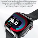 TK17 1.91 inch Horizontal Screen Silicone Strap Smart Watch Supports ECG Electrocardiogram - Image 2