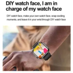 TK17 1.91 inch Horizontal Screen Silicone Strap Smart Watch Supports ECG Electrocardiogram - Image 11