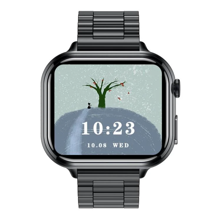 EDA007629201A_1.webp TK17 1.91 inch Horizontal Screen Steel Strap Smart Watch Supports ECG Electrocardiogram - Image 14