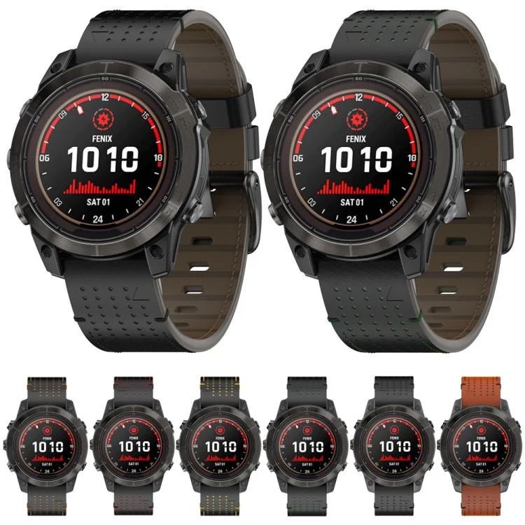 EDA0076294_B1.webp Dual Color Mesh Leather Quick Release Watch Band - Image 2