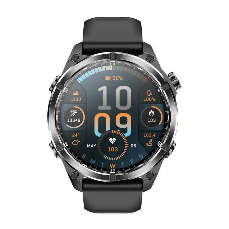 EDA007629901A_1.webp HD300 1.43 inch AMOLED Screen Silicone Strap Sports Smart Watch Supports Blood Oxygen Detection - Image 11