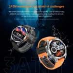 HD300 1.43 inch AMOLED Screen Dual Straps Sports Smart Watch Supports Blood Oxygen Detection - Image 2
