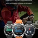 HD300 1.43 inch AMOLED Screen Dual Straps Sports Smart Watch Supports Blood Oxygen Detection - Image 3