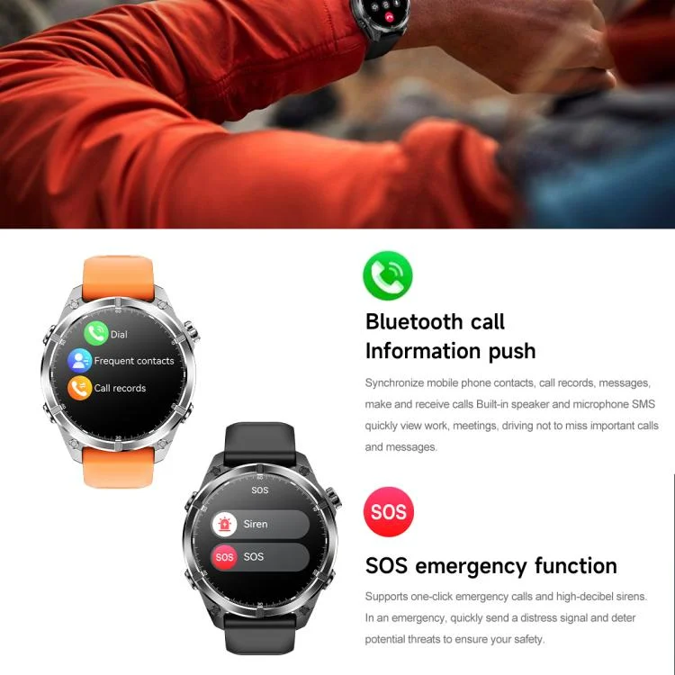 EDA0076300_B5.webp HD300 1.43 inch AMOLED Screen Dual Straps Sports Smart Watch Supports Blood Oxygen Detection - Image 6