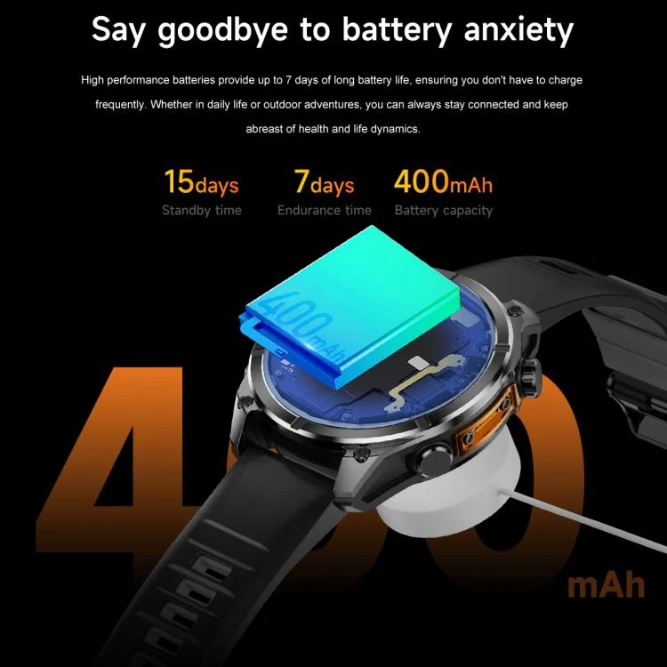 EDA0076300_B7.webp HD300 1.43 inch AMOLED Screen Dual Straps Sports Smart Watch Supports Blood Oxygen Detection - Image 8