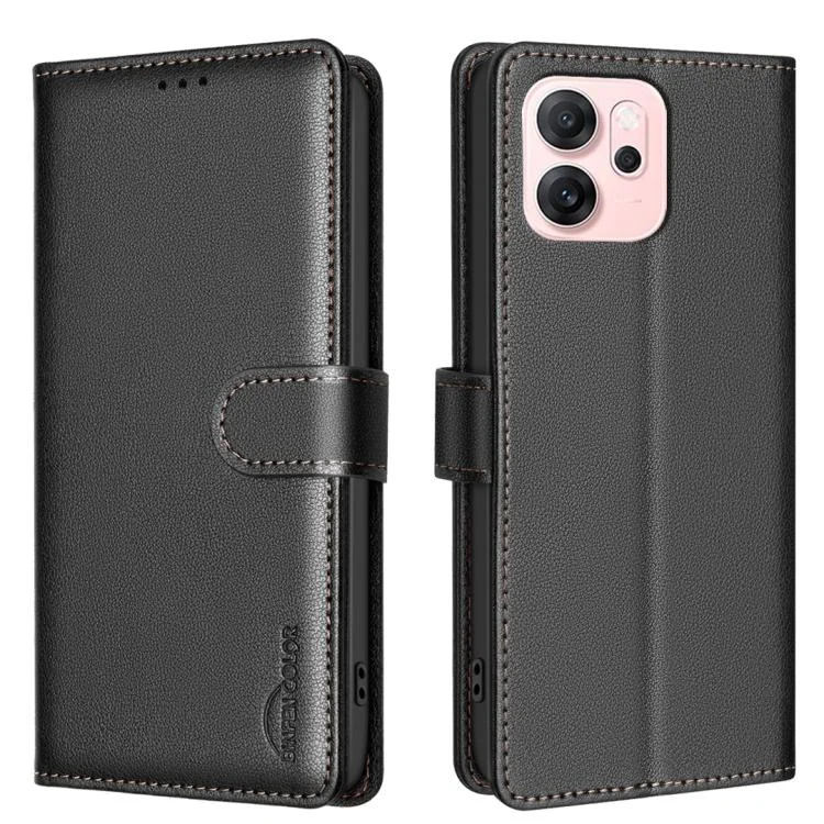 Litchi Texture RFID Anti-theft Leather Phone Case, For OPPO Reno14 F 5G, For OPPO A5 Pro 5G, For OPPO Reno13 F 5G