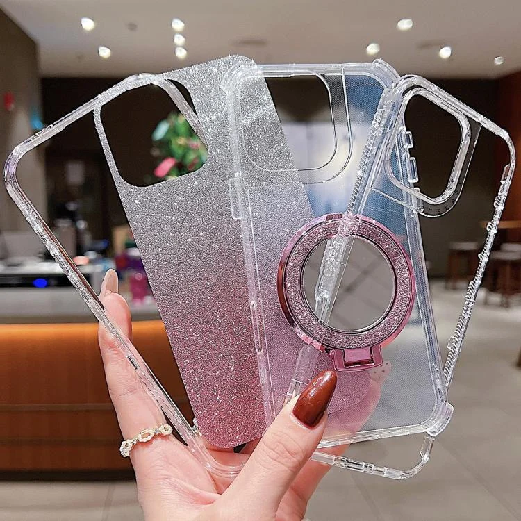 EDA0076377_B5.webp Mirror Holder Glitterr MagSafe Phone Case, For iPhone 16 Pro Max, For iPhone 16 Pro, For iPhone 16 Plus, For iPhone 16 - Image 6