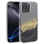 DFANS DESIGN Dual Color Starlight Shining TPU Hybrid PC Phone Case, For iPhone 16 Pro Max