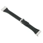 Metal Connector Heart-Shaped Embossed Leather Quick Release Watch Band - Image 5