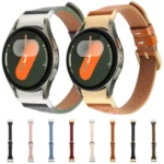 Metal Connector Heart-Shaped Embossed Leather Quick Release Watch Band - Image 2