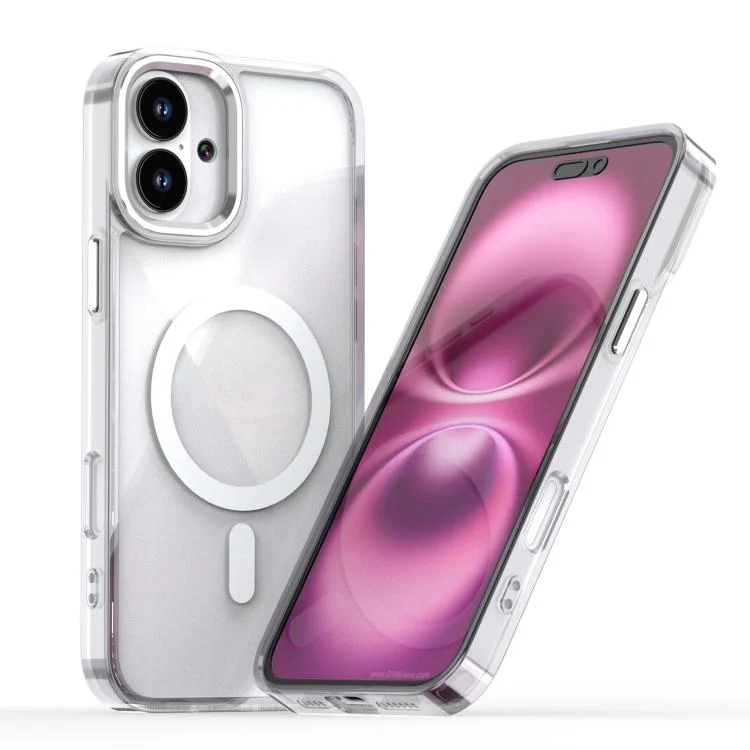 EDA007640003A.webp MagSafe Magnetic Clear Phone Case, For iPhone 16 Plus, For iPhone 16 - Image 1