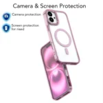 MagSafe Magnetic Clear Phone Case, For iPhone 16 Plus, For iPhone 16 - Image 5