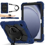 Contrast Color Robot Silicone Hybrid PC Tablet Case, For Samsung Galaxy Tab A9+, For Samsung Galaxy Tab A9