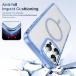 Translucent Frosted MagSafe Phone Case with AI Button, For iPhone 16 Pro Max, For iPhone 16 Pro, For iPhone 16 Plus - Image 2