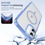 Translucent Frosted MagSafe Phone Case with AI Button, For iPhone 16 - Image 2