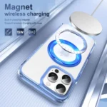 Translucent Frosted MagSafe Holder Phone Case with AI Button, For iPhone 16 Pro Max, For iPhone 16 Pro, For iPhone 16 Plus - Image 5