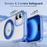 Translucent Frosted MagSafe Holder Phone Case with AI Button, For iPhone 16 - Image 4