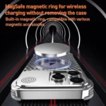 R-JUST RJ-64 Aromatherapy Heat Dissipation MagSafe Phone Case with Stand, For iPhone 14, For iPhone 14 Pro, For iPhone 14 Pro Max - Image 3