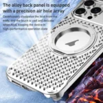R-JUST RJ-64 Aromatherapy Heat Dissipation MagSafe Phone Case with Stand, For iPhone 14, For iPhone 14 Pro, For iPhone 14 Pro Max - Image 6