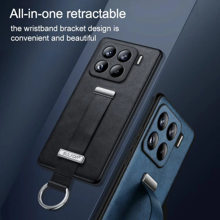 EDA007666801A_4.webp SULADA PC Hybrid Leather Texture Skin Feel Shockproof Phone Case, For Xiaomi 15 Pro, For Xiaomi 15 - Image 5