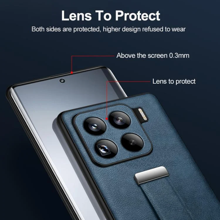 EDA007666801A_5.webp SULADA PC Hybrid Leather Texture Skin Feel Shockproof Phone Case, For Xiaomi 15 Pro, For Xiaomi 15 - Image 6