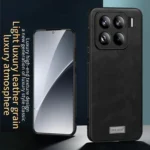 SULADA Shockproof TPU Hybrid Handmade Leather Phone Case, For Xiaomi 15 Pro, For Xiaomi 15 - Image 2