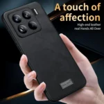 SULADA Shockproof TPU Hybrid Handmade Leather Phone Case, For Xiaomi 15 Pro, For Xiaomi 15 - Image 3