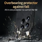 SULADA Shockproof TPU Hybrid Handmade Leather Phone Case, For Xiaomi 15 Pro, For Xiaomi 15 - Image 4