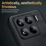 SULADA Shockproof TPU Hybrid Handmade Leather Phone Case, For Xiaomi 15 Pro, For Xiaomi 15 - Image 5