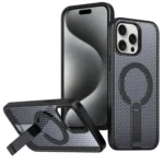 Honeycomb Cooling MagSafe Holder Phone Case, For iPhone 15 Pro, For iPhone 15 Plus / 14 Plus, For iPhone 15
