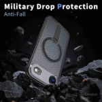 Honeycomb Cooling MagSafe Holder Phone Case, For iPhone 17 Air, For iPhone 16 Pro Max, For iPhone 16 Pro - Image 3